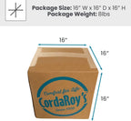CordaRoy's Bean Bag Foam Fill Pack for Bean Bag Chairs and Pet Beds, Foam Only, White