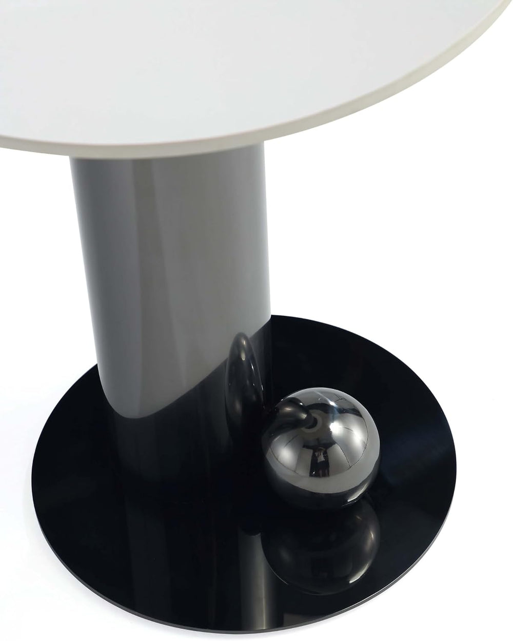 Manhattan Comfort Laurel 2 Piece Set, Round End and Coffee Tables with Sinter...