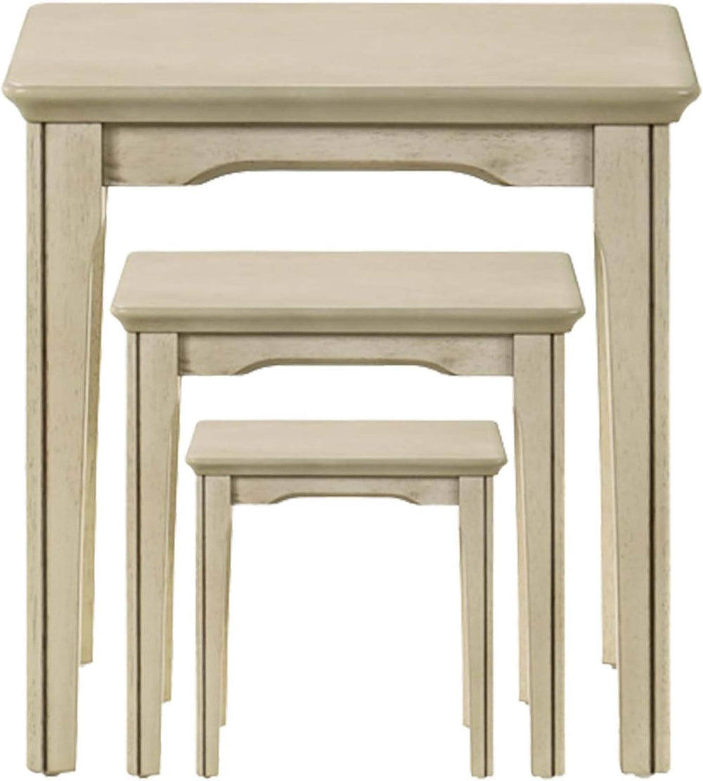 Kmax Nesting Tables Set of 3, Small Sofa Side Table Rustic Stacking End Table...