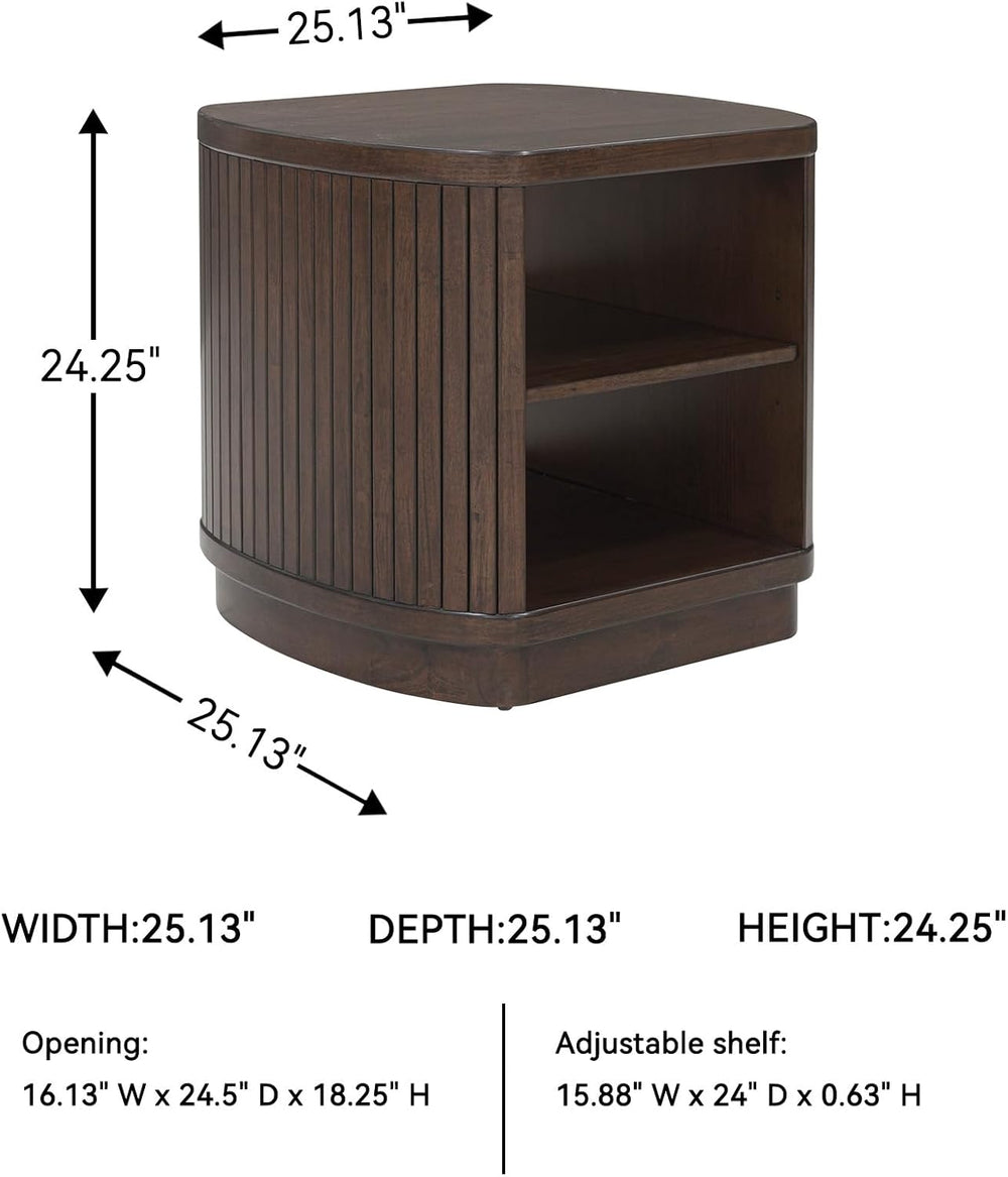 Signature Design by Ashley Korestone Contemporary End Table with Storage and ...