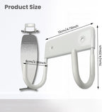 Ironing Board Hanger Wall Mount, Ironing Board Holder Organizer Wall Rack for Laundry Rooms Space-Saving Storage Rack Hanging Shelf Hanger (White)