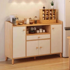 Kitchen Pantry Storage Cabinet with 4 Doors and Adjustable Shelves, Pantry Storage Cabinet, Freestanding Kitchen Cupboard, for Living Room, Dining Room