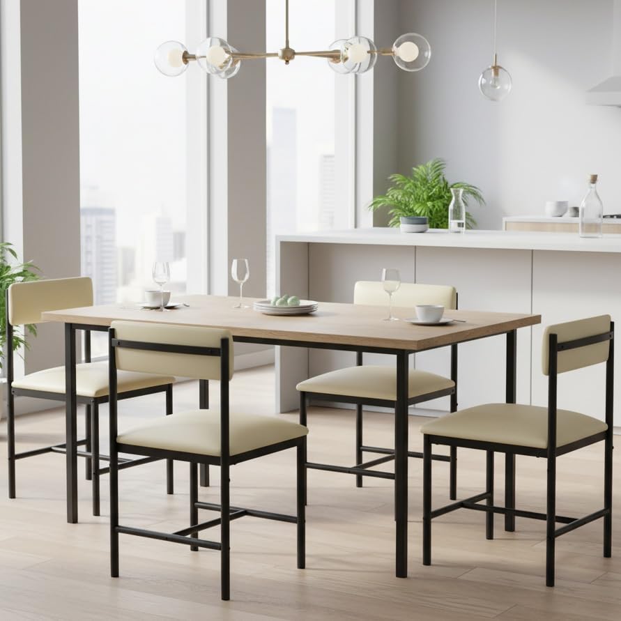YITAHOME Dining Room Chairs Set of 4, Modern Kitchen Chairs with Upholstered ...