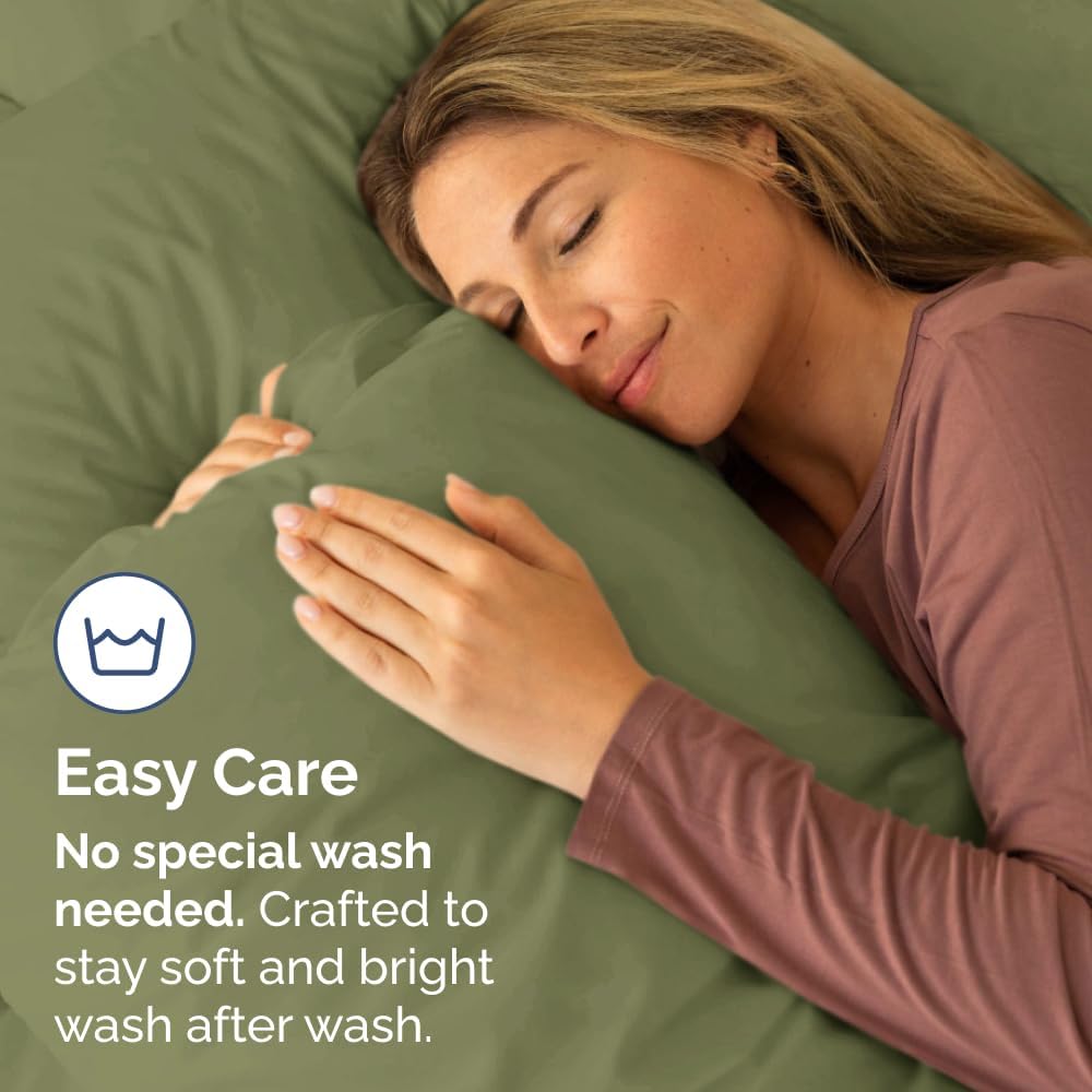 Standard Pillow Cases - 4 Pack - Super Soft Pillowcase Covers - Envelope Enclosure - Hotel Quality Pillow Protectors - Wrinkle Free, Fade & Stain Resistant - Machine Washable - 20" x 26" (Sage Green)
