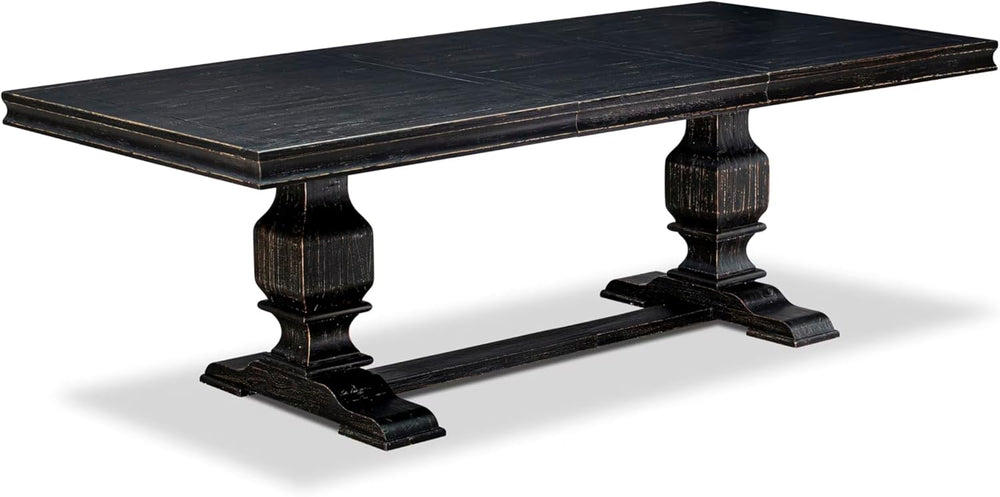 LKT-SBB-TP - A Wooden Dining Table with Removable Rectangular Tabletop - Sand...