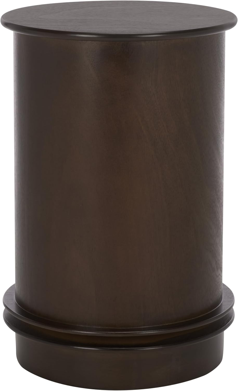 SAFAVIEH Furniture - Tabitha 1-Drawer Accent Table - Dark Chocolate - Solid W...