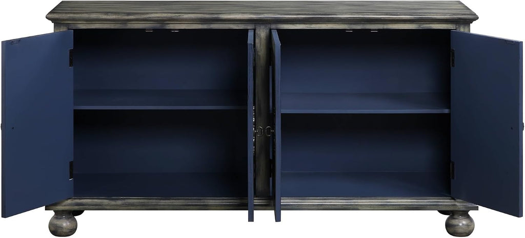 Rustic Console Cabinet witn Drawers, Storage Pantry Sideboard Locker for Living Room Hallway,for Kitchen Home