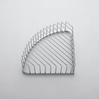 Bathroom Shower Caddy Corner Shelf Basket, Ultra Sturdy Rust-Proof Stainless Steel Shelf Organizer Shampoo Holder, Wall Mounted Storage Rack for Bathroom Kitchen, Polished Chrome