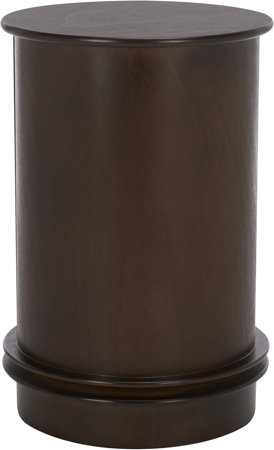 SAFAVIEH Furniture - Tabitha 1-Drawer Accent Table - Dark Chocolate - Solid W...
