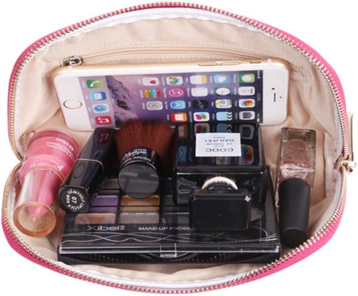 Shining Crown By EMILYSTORES Muliti-Functional Portable Travel Makeup Tote Bag Cosmetic Pouch For Storage Toiletry Travel Accessories, Silver Color