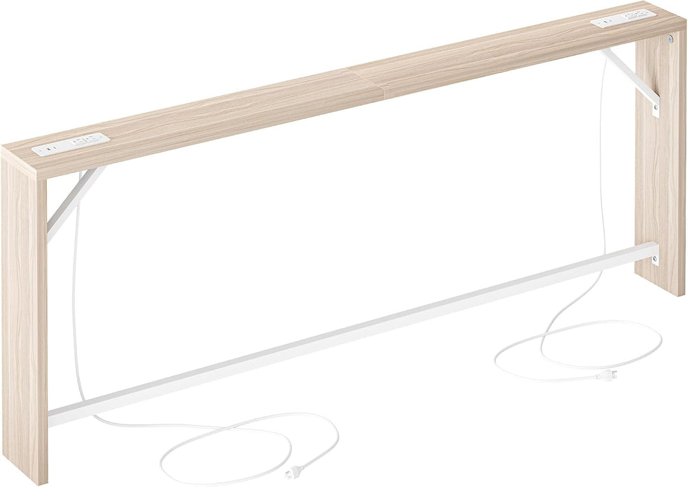 TIQLAB Sofa Table, 79 inch (1.2'' Thick Tabletop) Long Console Table ...