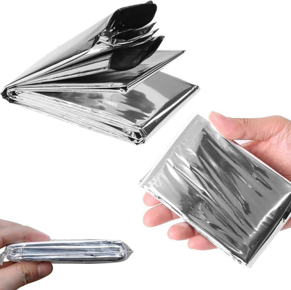 Emergency Myla Thermal Blanket Space Blanket Foil Blanket Pack of 50