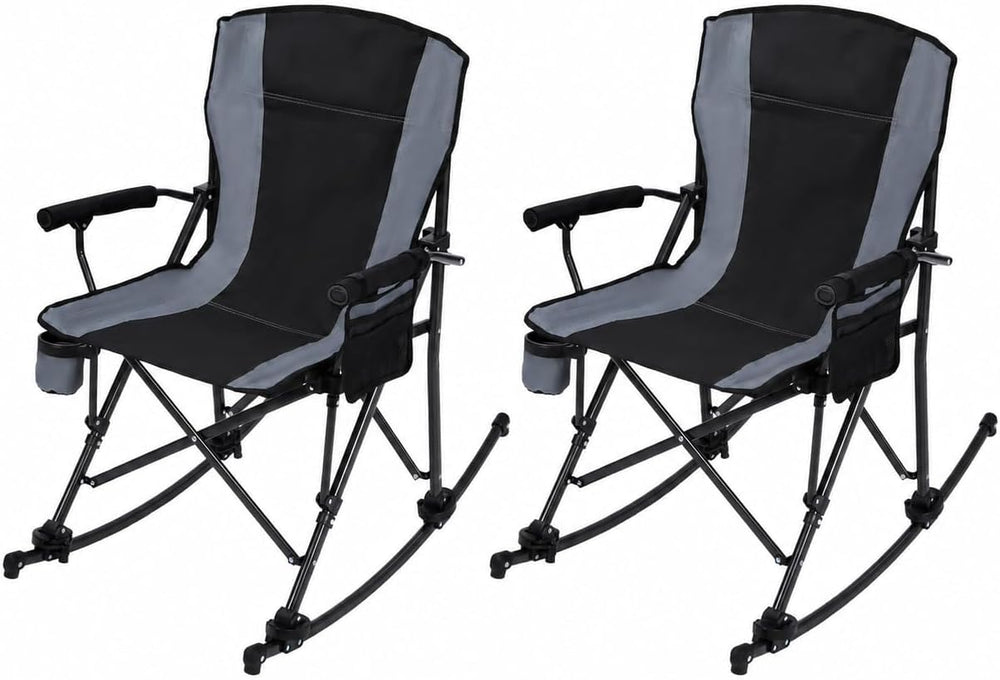 REDCAMP Oversized Folding Camping Chair for Adults Heavy Duty 250/300/330lb, ...