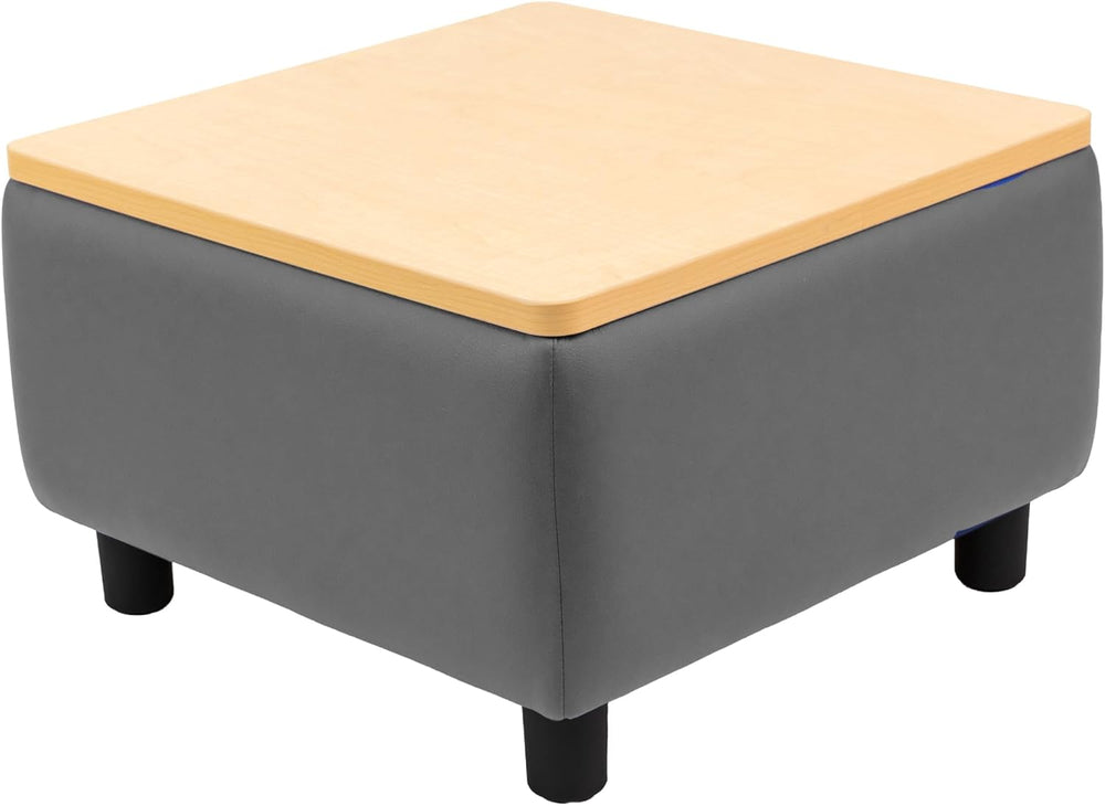 FDP Kid Comfort Collective Modular End Table - Gray/Maple Grain