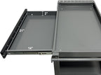 3 Tier Steel Rolling Cart for Tool Organizer, Industrial Grade Utility Service Carts with Drawer & Storage Lockable Cabinet, for Workshop Repair Shop Garage