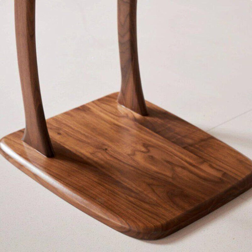 2-Tier C Shaped End Table, Wood Side Table TV Tray Table Couch Table that Sli...