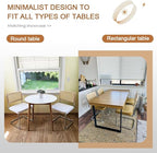 Zesthouse Dining Chairs Set of 4, Natural Rattan Accent Chairs with Solid Wood Back & Stainless Chrome Base, Mid Century Modern Breuer Design Inspired, Upholstered Velvet Kitchen Chairs, Yellow