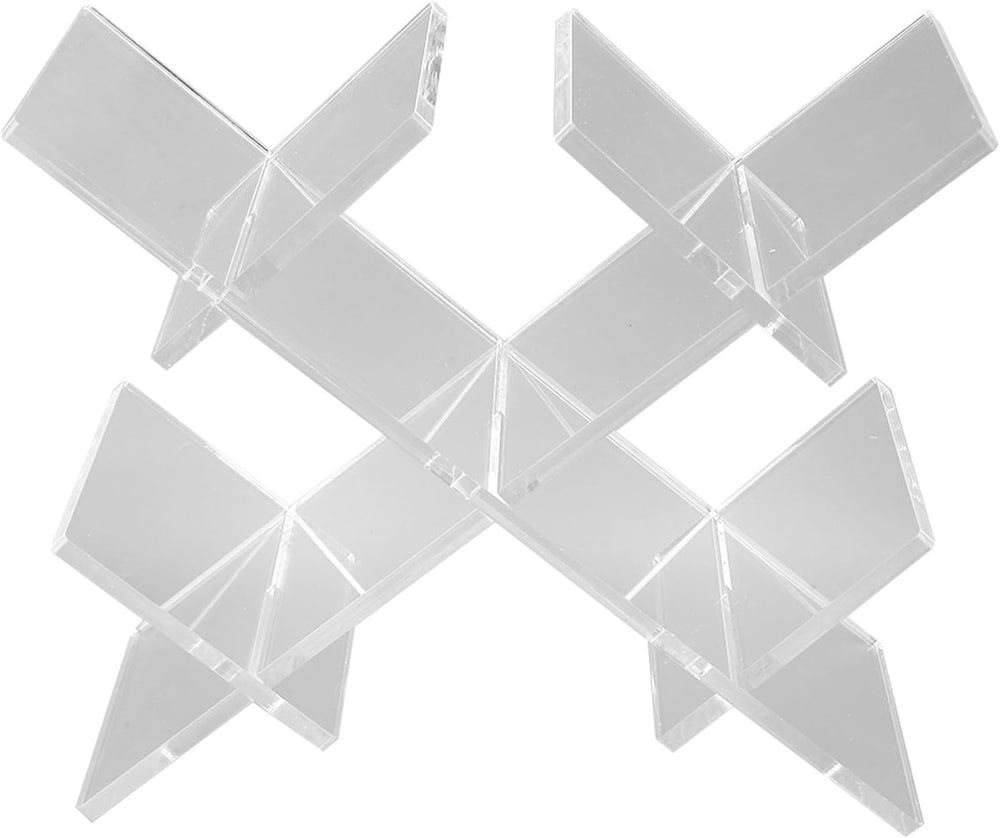 Countertop Wine Rack, 5 Bottle Wine Holder Stand with Transparent Acrylic Tab...