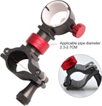 1PCS Adjustable Fishing Umbrella Stand ABS Plastic Construction 360° Rotation Buckle Design Compatible With 2.3-2.7CM Pipe Diameter For Beach Chairs Black CNC Molded Lightweight Portable