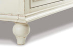 Signature Design by Ashley Roranville French Country Accent Cabinet or Server, White