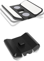 Magnetic Remote Control Holder – Wall-Mounted Organizer for TV, Air Conditioner & Electronic Remotes – Strong Magnetic Grip with Anti-Tilt & Drop Protection – Easy No-Drill Installation (Black)