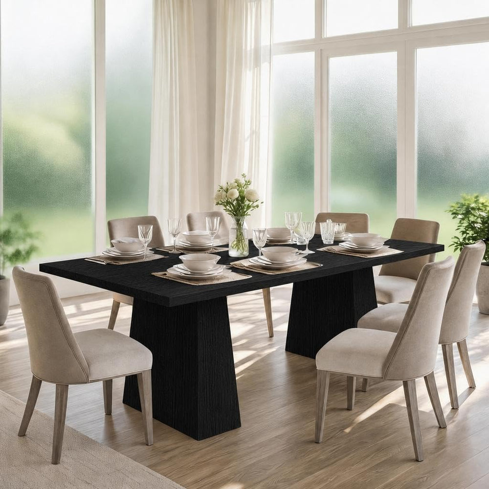 GAOMON Farmhouse Dining Table for 6-8 People, Farmhouse Dining Table, 71 in L...