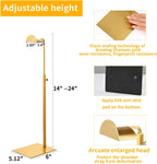Purse Display Stands, 3 Pack Gold Purse Display Rack Stainless Steel Handbag Display Stand Adjustable Height Bag Stand Holder Anti-fingerprint Hanger Rack for Retail Boutiques Commercial Store