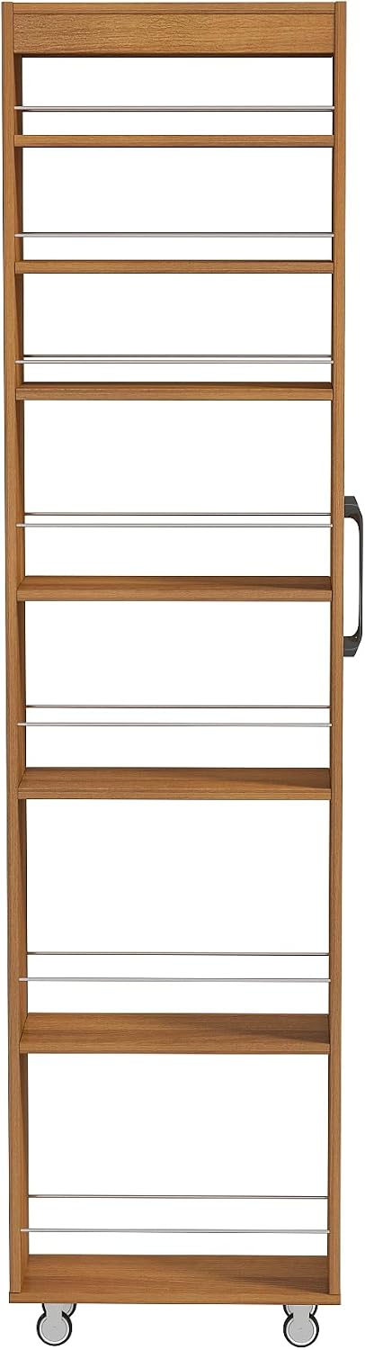 KEIKI 7 Tier Pull-Out Kitchen Pantry Storage Cabinet, Multi-Tier Single-Sided...