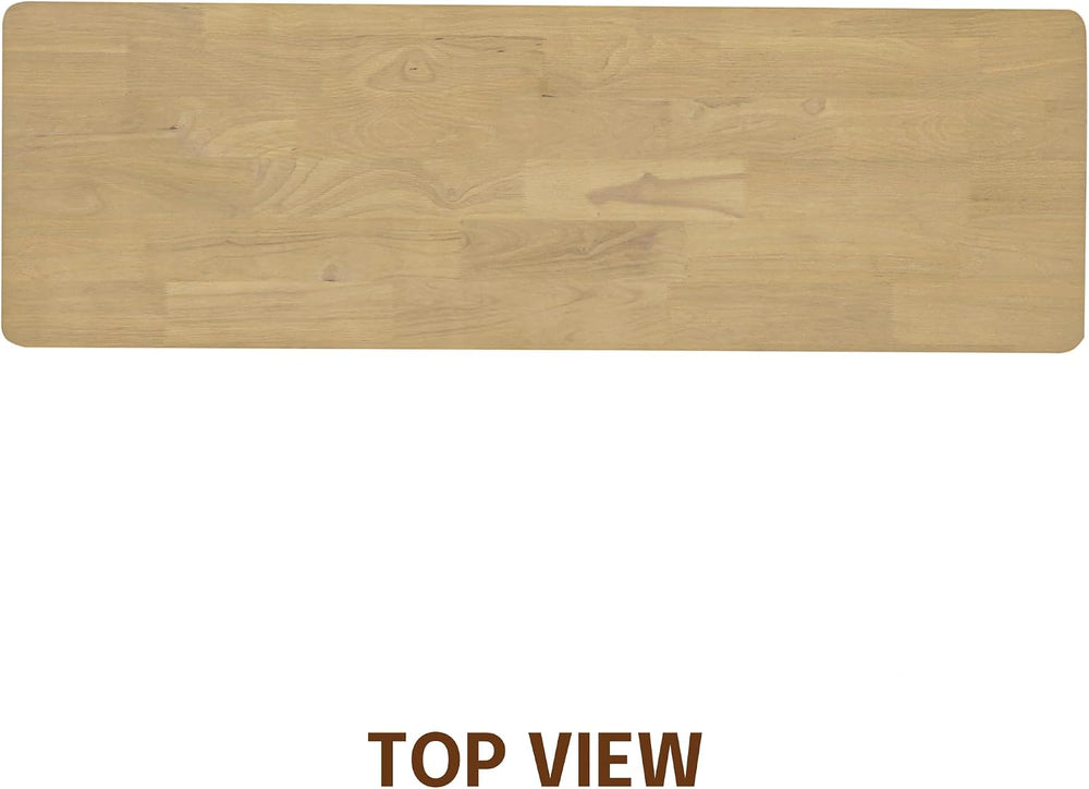 NTC Mingle 47-Inch Console Table, Modern Solid Wood Entryway Table with Hidde...