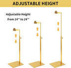 Purse Display Stand,3 Pack stand for purse,Stainless Steel Purse Stands for Display,Height Adjustable Handbag Display Stand,for Commercial Stores And Parties