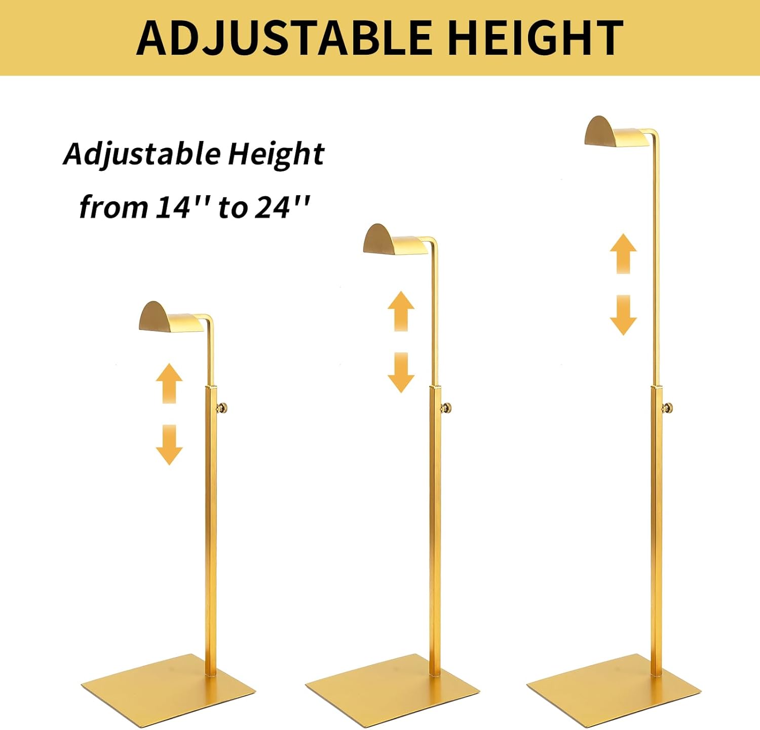 Purse Display Stand,3 Pack stand for purse,Stainless Steel Purse Stands for Display,Height Adjustable Handbag Display Stand,for Commercial Stores And Parties