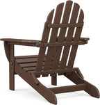 POLYWOOD AD5030MA Classic Folding Adirondack Chair, 35.00" x 29" x 35.00", Mahogany