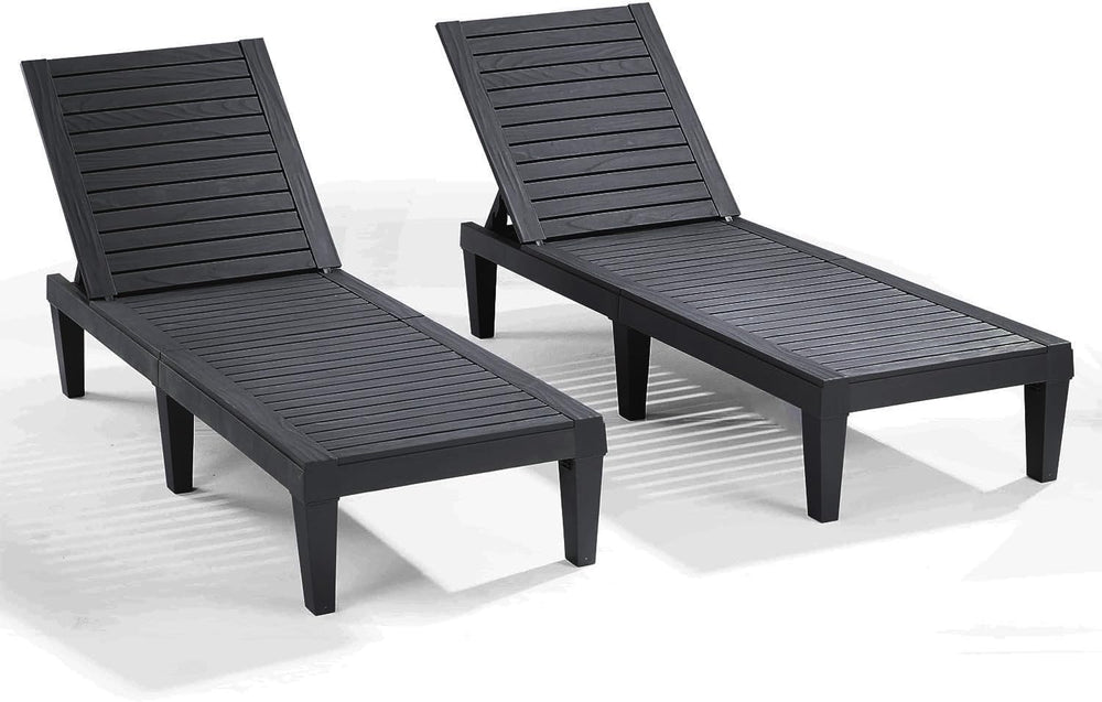 Nestl Lounge Chair Outdoor, Tanning Chair, Chaise Lounge Outdoor Set of 2