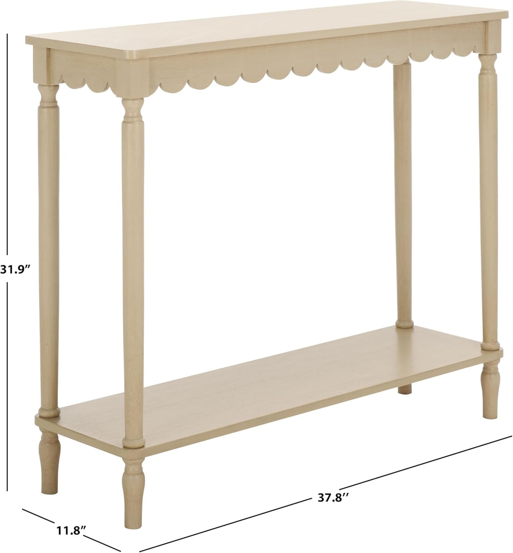 SAFAVIEH Home Collection Haven French Country Farmhouse Natural Brown Console...