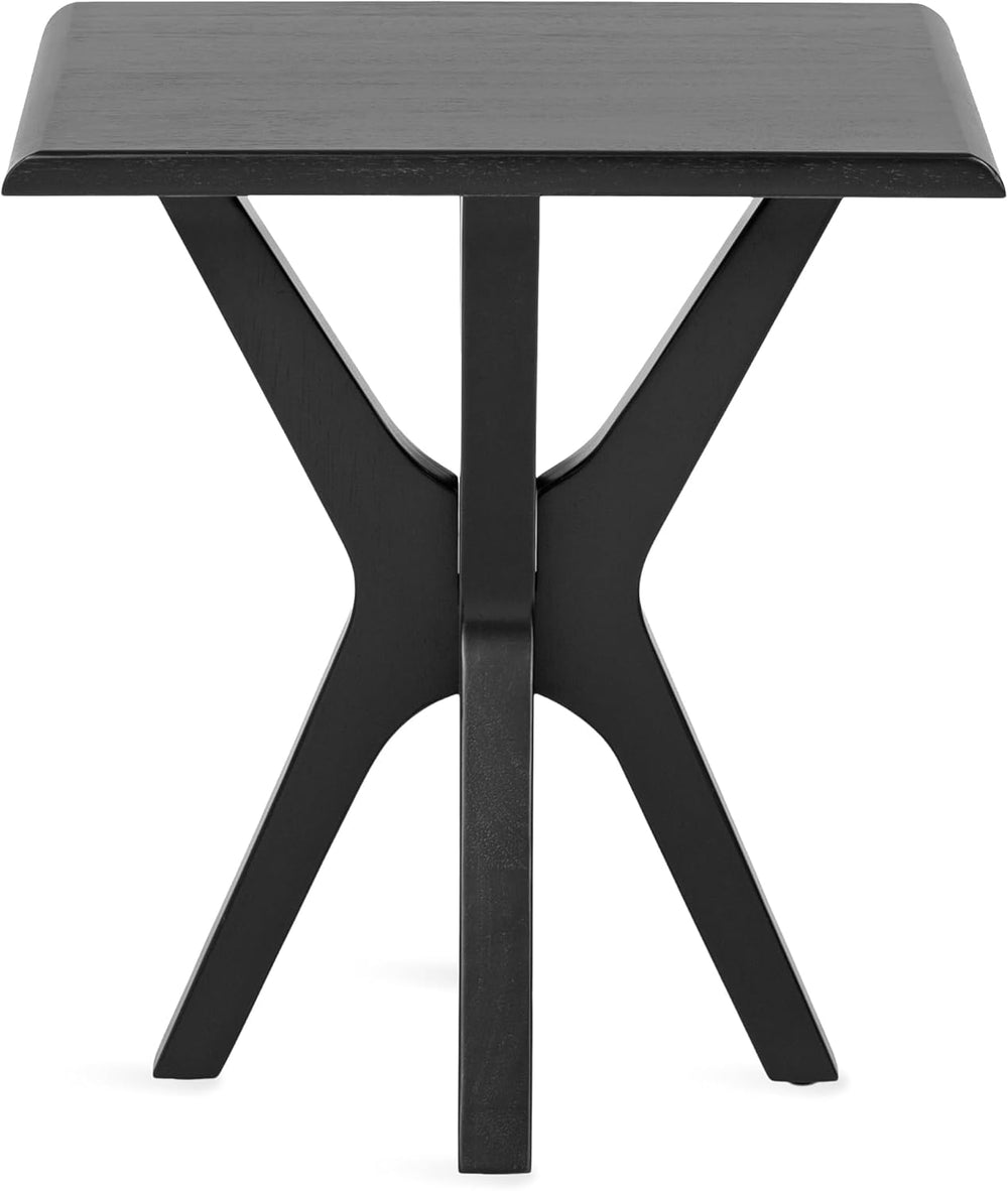 Kate and Laurel Yates Mid-Century Modern Wooden Rectangle Side Table, 22 x 18...