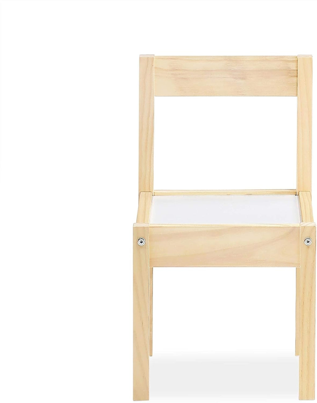 Baby Relax Hunter 3-Piece Kiddy Table & Chair, Natural/White Table Set
