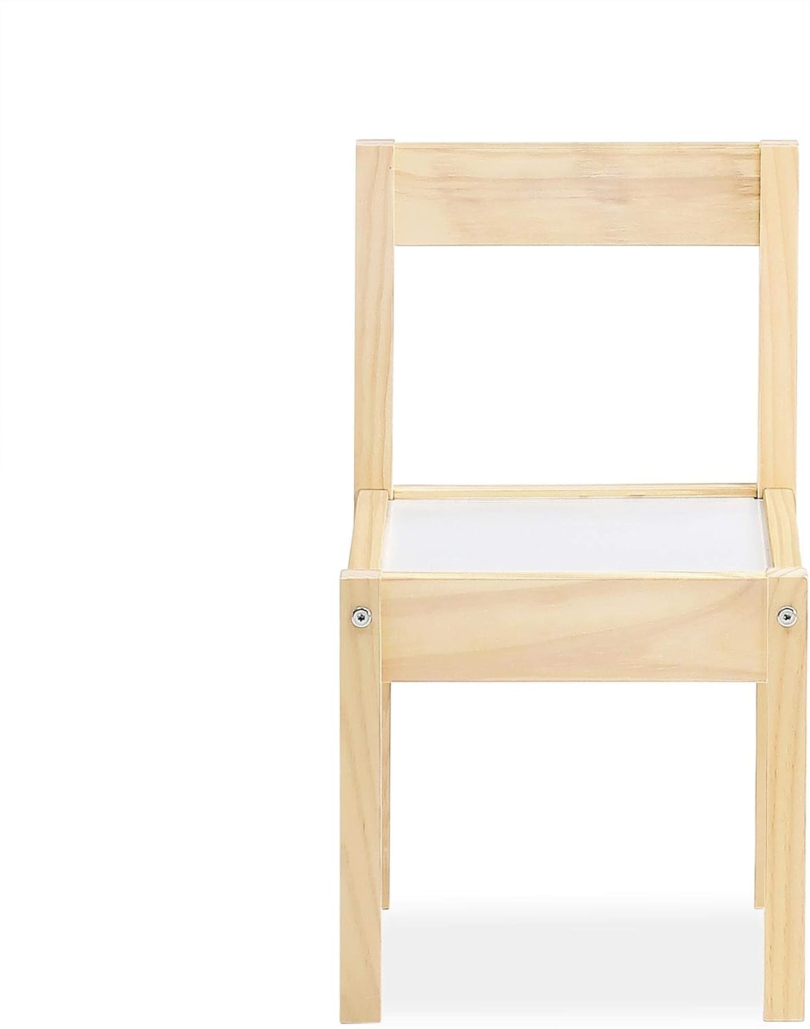 Baby Relax Hunter 3-Piece Kiddy Table & Chair, Natural/White Table Set