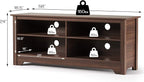 GORELAX Wooden TV Stand, Media Console Cabinet for TVs up to 65 Inch, Media Entertainment Center w/Large Storage Space & Adjustable Shelf, Farmhouse TV Stand for Living Room Bedroom