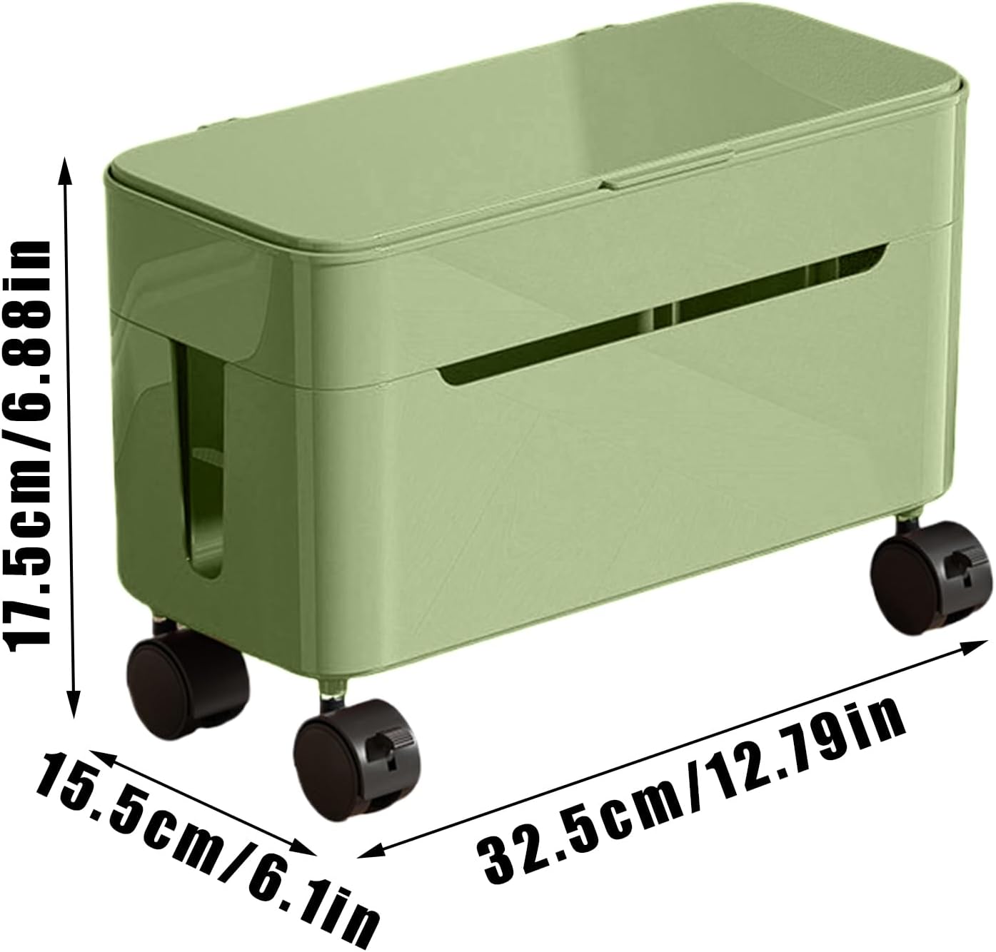 Socket Storage Rack, Compact & Space-Saving, 32.5x15.5x17.5cm, Wire Storage Container, Cable Management Box, Stylish & Functional, for Home, Office, Dorm, Gaming, TV Stand, Desk, Computer