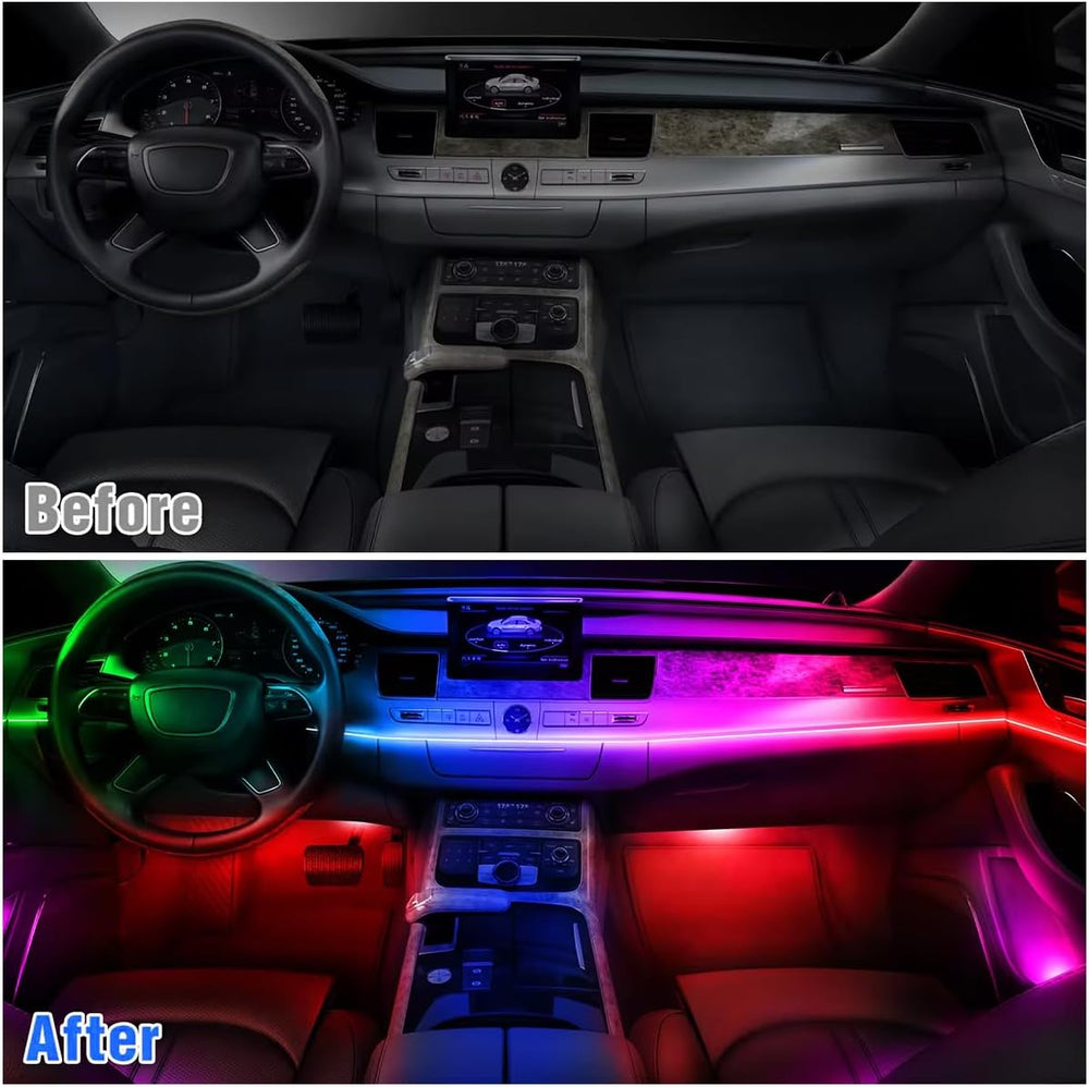 Dreamcolor Ambient Lighting Kit, 6 in 1 Interior Car Lights, APP Control