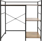 3 Tier Washing Machine Storage Utility Rack, Modern Bathroom Washer Dryer Storage Shelf with Side Organizer, Freestanding Laundry Room Organizer Shelf for Small Spaces