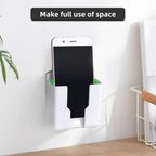 Remote Control Holder for Air Conditioner - Adhesive Wall-Mounted Organizer for Nightstand, Bedside, or Small Spaces - Keeps Remotes Neat & Within Reach (2)