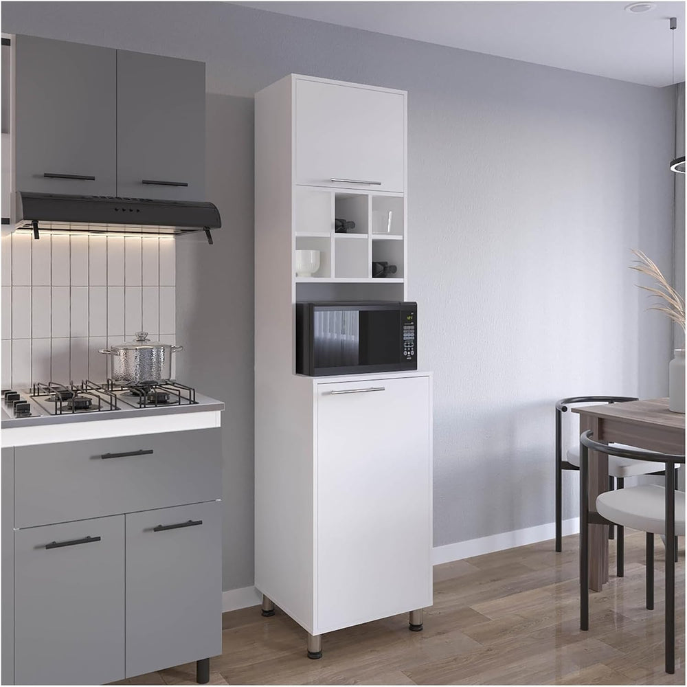 Kitchen Pantry, 2 Doors, 4 Legs, 8 Shelves ﻿,for Kitchen