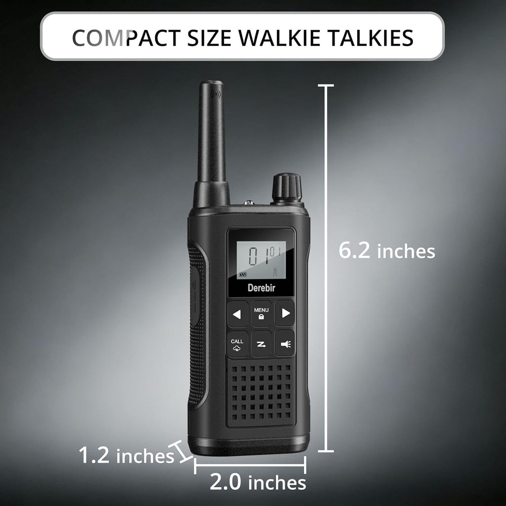 Rechargeable Walkie Talkies for Adults Long Range-4 Pack