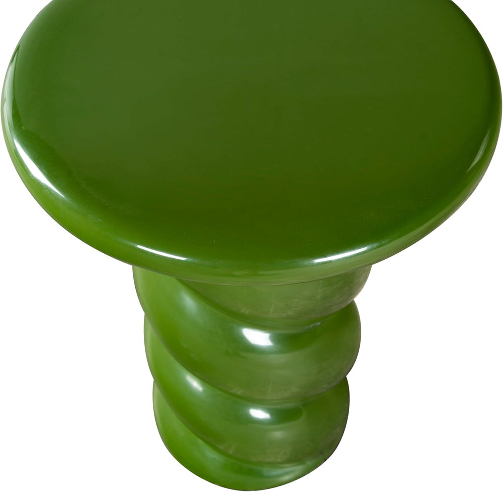 SAFAVIEH Couture Collection - Noelly Olive Green Concrete Accent Table, Conte...