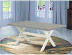 East West Furniture XT097 X-Style Kitchen Table - a Rectangle Dining Table Top with Stylish Legs, 40x72 Inch, Multi-Color