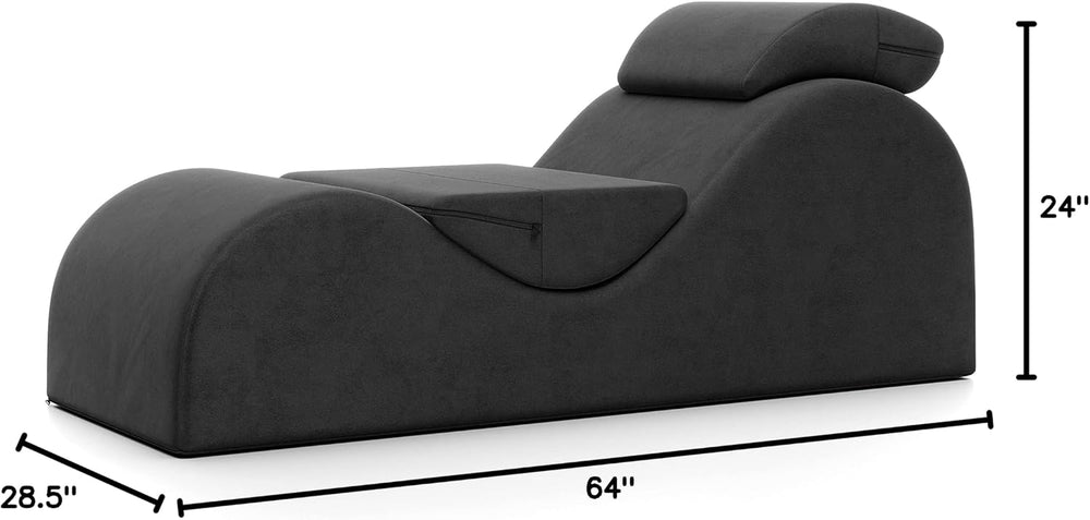 Avana Luvu Lounger - Chaise Lounge Chair for Yoga, Exercise, Massage - High D...