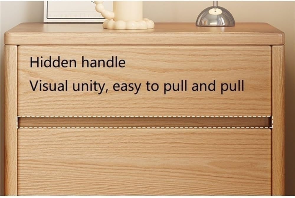 Bedside Table, Nightstand End Table Side Table with 2 Drawers Wood Accent Table with Storage for Bedroom Small Space Living Room Wooden Bedside Table(Brown,45cm/17.7in)