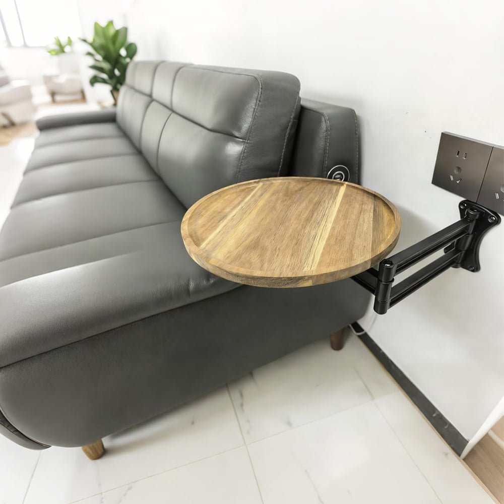 13.78 Inch Retractable Wall-Mounted Folding Table RV Folding Table | With an ...