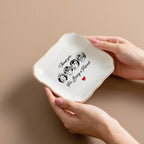 Friend Gifts for Women, Thank You Gift for Best Friend, Golden Girls Merchandise, Ceramic Jewelry Dish Tray, Trinket Dish, Friendship Gift for Friends Sisters Bestie BFF, Thank You for Being A Friend